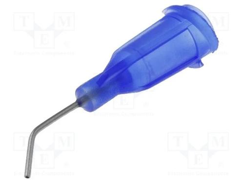 Agulha: em a&ccedil;o, 0,5, Tamanho: 22, curvada &acirc;ngulo .