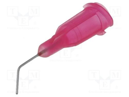 Agulha: em a&ccedil;o, 0,5, Tamanho: 25, curvada &acirc;ngulo .