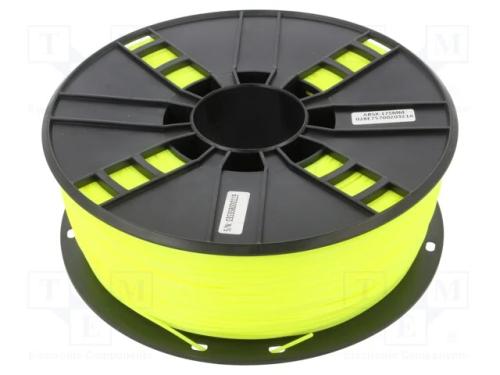 Filament: Abs, 1.75mm, Bright Yellow, 225÷245c, 1kg