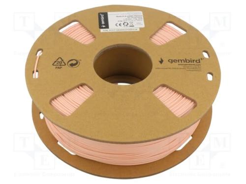 Filamento: PLA-MATT, 1,75mm, cor-de-rosa, 190÷220.