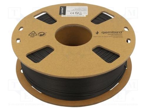Filamento: Pla, 1,75mm, Carbon, 190÷220c, 800g