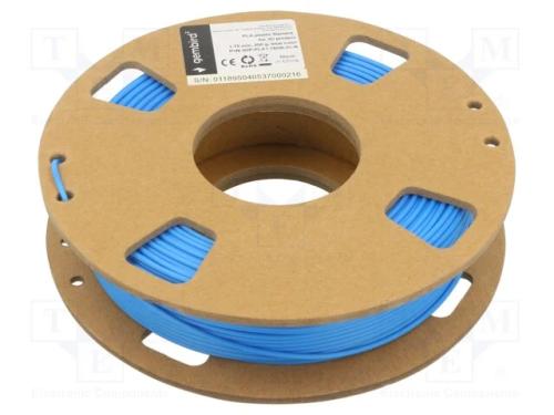 Filamento: PLA, 1,75mm, azul, 190÷220C, 200g