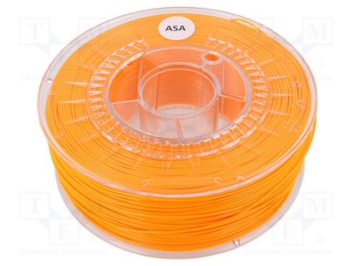 Filamento: ASA, 1,75mm, cor de laranja (claro), 2.