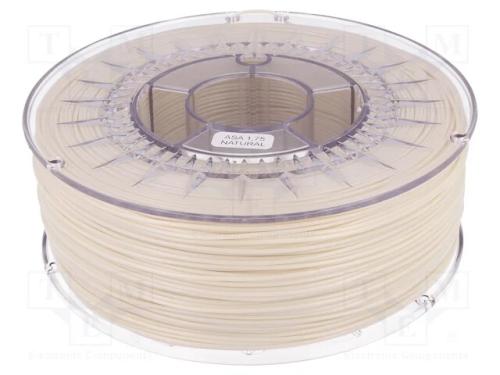 Filamento: ASA, : 1,75mm, natural, 230÷240C, 1kg,.