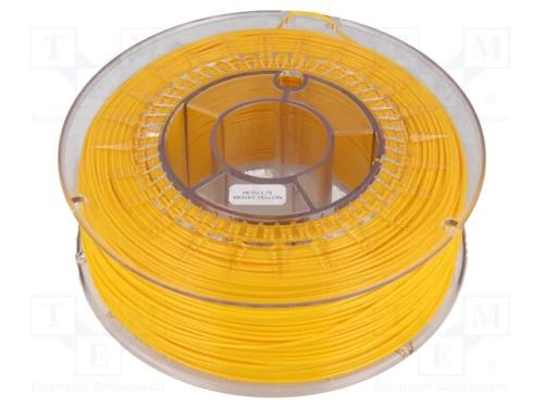 Filamento: PET-G, : 1,75mm, amarelo (claro), 220÷.