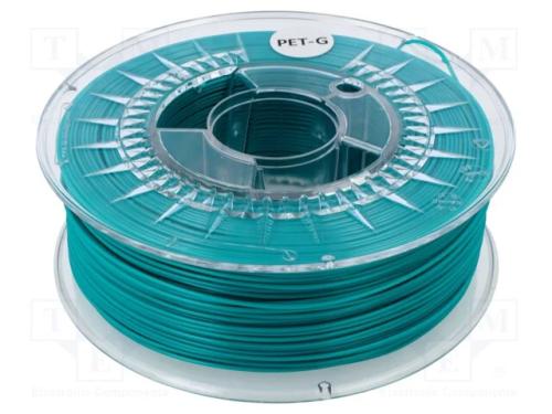 Filamento: PET-G, : 1,75mm, verde-esmeralda, 220÷.