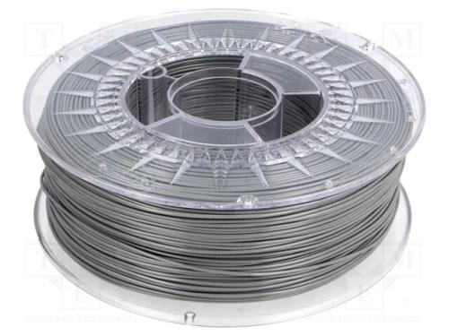 Filamento: PET-G, : 1,75mm, cinzenta, 220÷250C, 1.