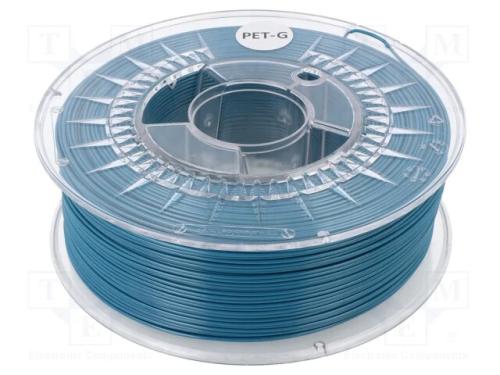 Filamento: PET-G, : 1,75mm, marítimo, 220÷250C, 1.