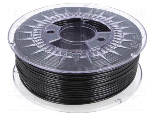 Filamento: PET-G, : 2,85mm, preta, 220÷250C, 1kg