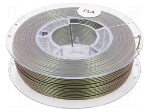 Filamento: Pla, : 1,75mm, Metallic Green, 200÷235c, 330g
