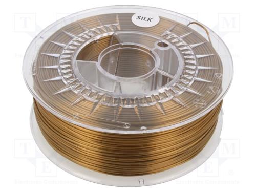 Filamento: SILK, : 1,75mm, bronze, 225÷245C, 1kg