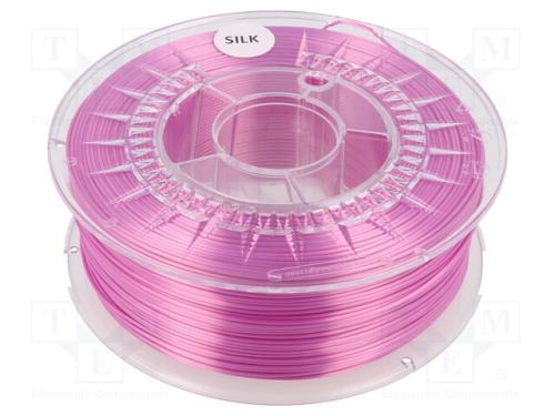 Filamento: SILK, : 1,75mm, cor-de-rosa claro, 225.