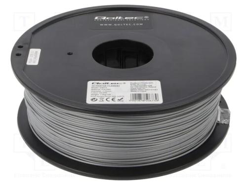 Filamento: Pla Pro, : 1,75mm, Prateado, 205÷225c, 1kg