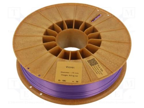 Filamento: PLA SILK, 1,75mm, roxo, 195÷225C, 800g