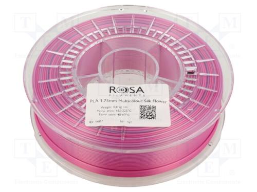 Filamento: PLA Multicolour, 1,75mm, flower, 195÷2.
