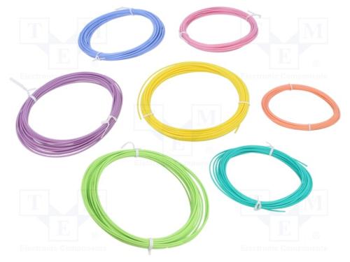 Filamento: conjunto, : 1,75mm, Conjunto: PLA Past.