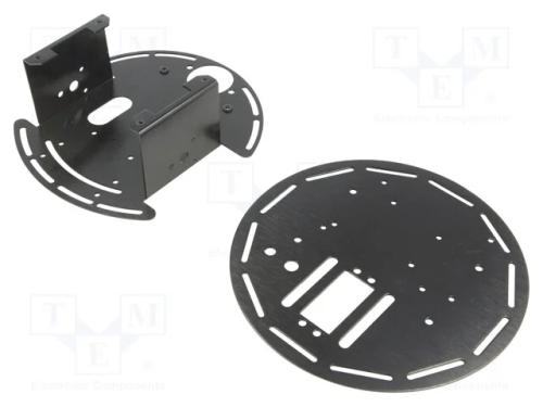 Chassis de Rodas, Preta,Amarelo-Verde, 170mm, 3÷7,5vdc