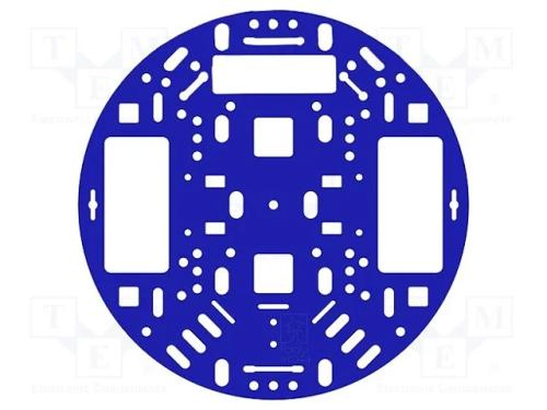 Chassis, Azul, 127x3mm, Acrílico