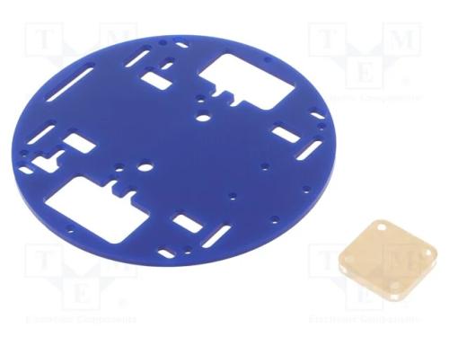 Chassis, Rrc01a, Azul, 127x3mm, Acrílico