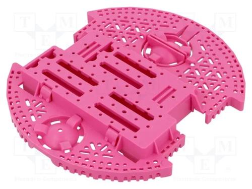 Chassis, Pololu Romi, Cor-De-Rosa, Conjunto: Chassis Romi, 165mm