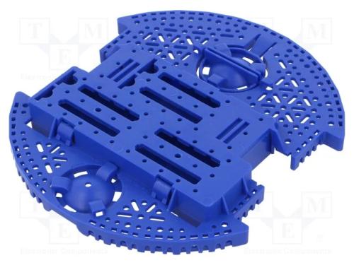 Chassis, Pololu Romi, Azul, Conjunto: Chassis Romi, 165mm