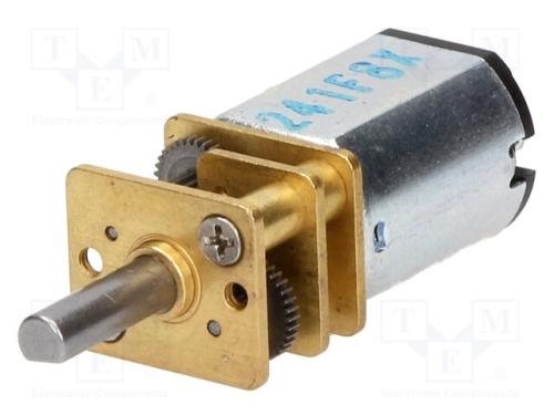 Motor: DC, com transmissão, Medium Power, 6VDC, 6.