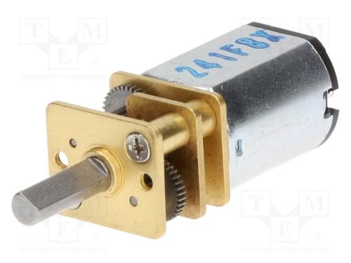 Motor: DC, com transmissão, Medium Power, 6VDC, 6.