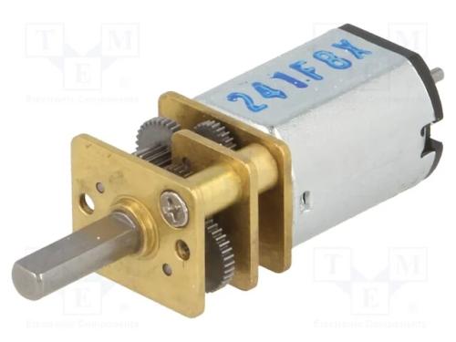 Motor: DC, com transmissão, Medium Power, 6VDC, 6.