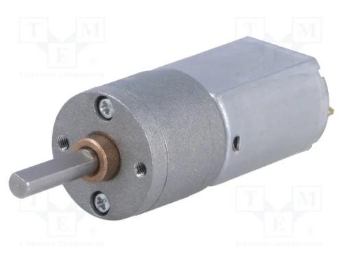 Motor: DC, com transmissão, 6VDC, 2,9A, Eixo: inc.