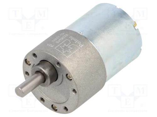 Motor: DC, com transmissão, 6÷12VDC, 5,5A, Eixo: .