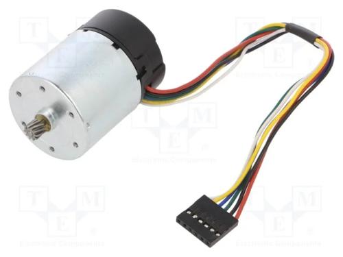 Motor: DC, 6÷12VDC, 5,5A, Eixo: incisão D, 10000r.