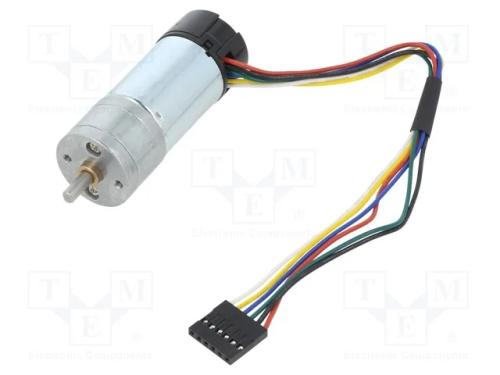 Motor: DC, com encoder,com transmissão, LP, 6VDC,.