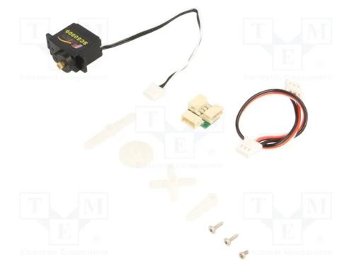 Motor: servomecanismo, 4,8÷7,4VDC, micro, 23,2x12.