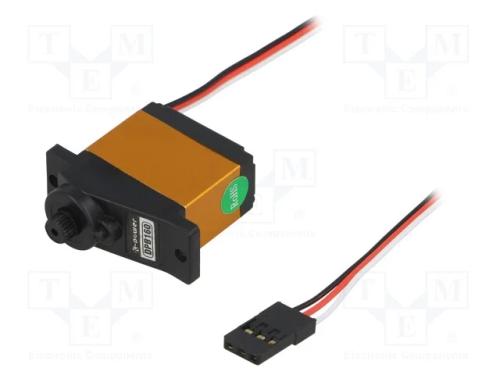 Motor: servomecanismo, 4,8÷6VDC, micro, digitais,.
