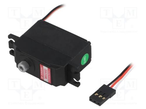 Motor: servomecanismo, 4,8÷6VDC, mini, analógico,.