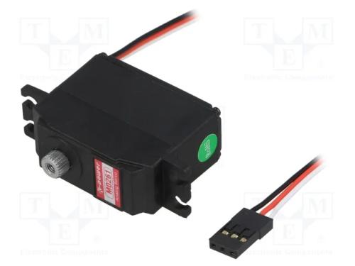 Motor: servomecanismo, 4,8÷6VDC, mini, analógico,.