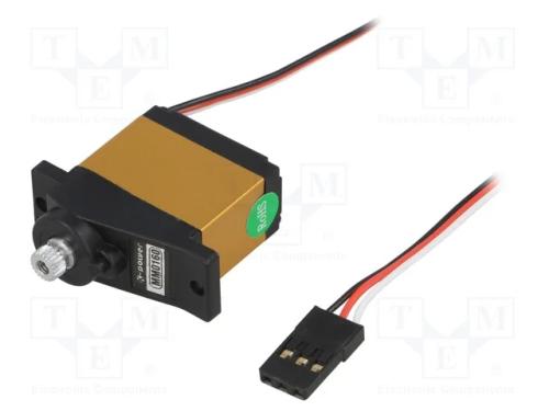 Motor: servomecanismo, 4,8÷6VDC, micro, analógico.