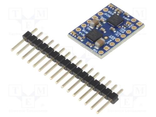 Controlador do Motor Dc, Motoron, Uart, Uent Mot: 4,5÷48v, Ch: 2