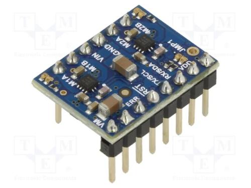 Controlador do Motor Dc, Motoron, I2c, Uent Mot: 1,8÷22v, Ch: 2