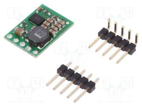 Indutor: Step Down, Usai: 5v, Uent: 5,1÷36v, 1a, 85÷95%, 12,7x17,8mm