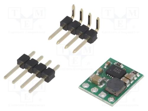 Indutor: Step Down, Usai: 6v, Uent: 6,1÷36v, 500ma, 85÷93%, 13x10mm