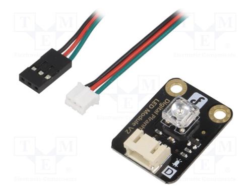 Módulo: LED, Gravity, 3,3÷5VDC, Cor: azul