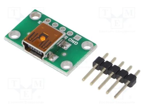 Módulo: Adaptador, de Cavilha,Usb B Mini