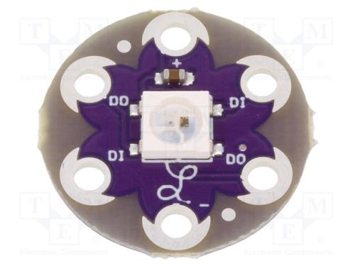 Módulo: LED, LilyPad, WS2812B, RGB,diferentes cor.