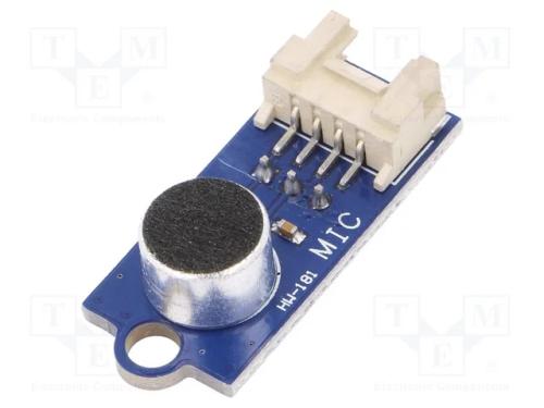 Módulo: Audio, Detector de Som, Analógico, 4,5÷5,5vdc, de Cavilha