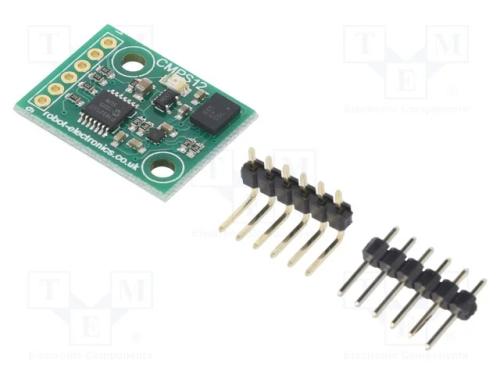 Sensor: Locação, Bússola Digital, 3,3÷5vdc, I2c, Bmx160, +2000/S
