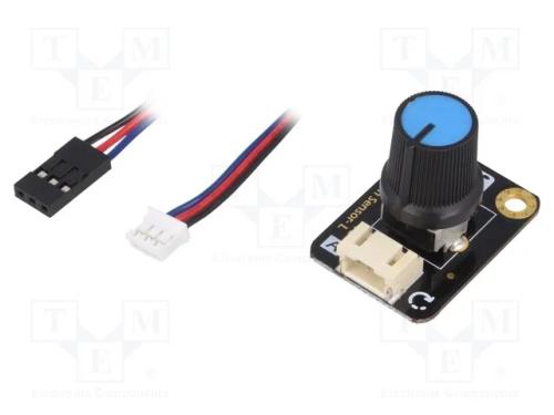 Sensor: Rotação, Potenciómetro, Analógico, 5vdc, Ch: 1, Gravity