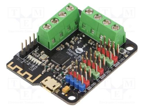 Controlador, Controlo do Robô, Atmega328p, Pwm: 4, Ent.Analog: 4