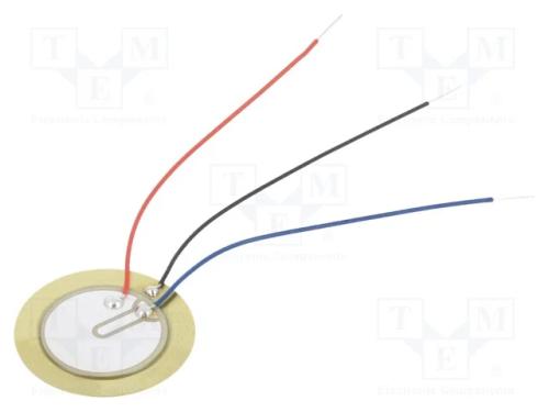 Transdutor de som: piezoeléctrico, sem gerador ex.