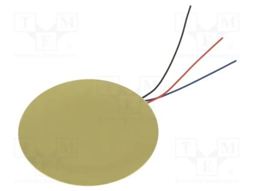 Transdutor de som: piezoeléctrico, sem gerador ex.
